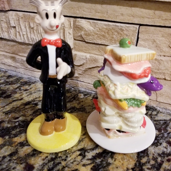 ♥️NWOT♥️ BLONDIE SALT & PEPPER SET - Picture 12 of 14